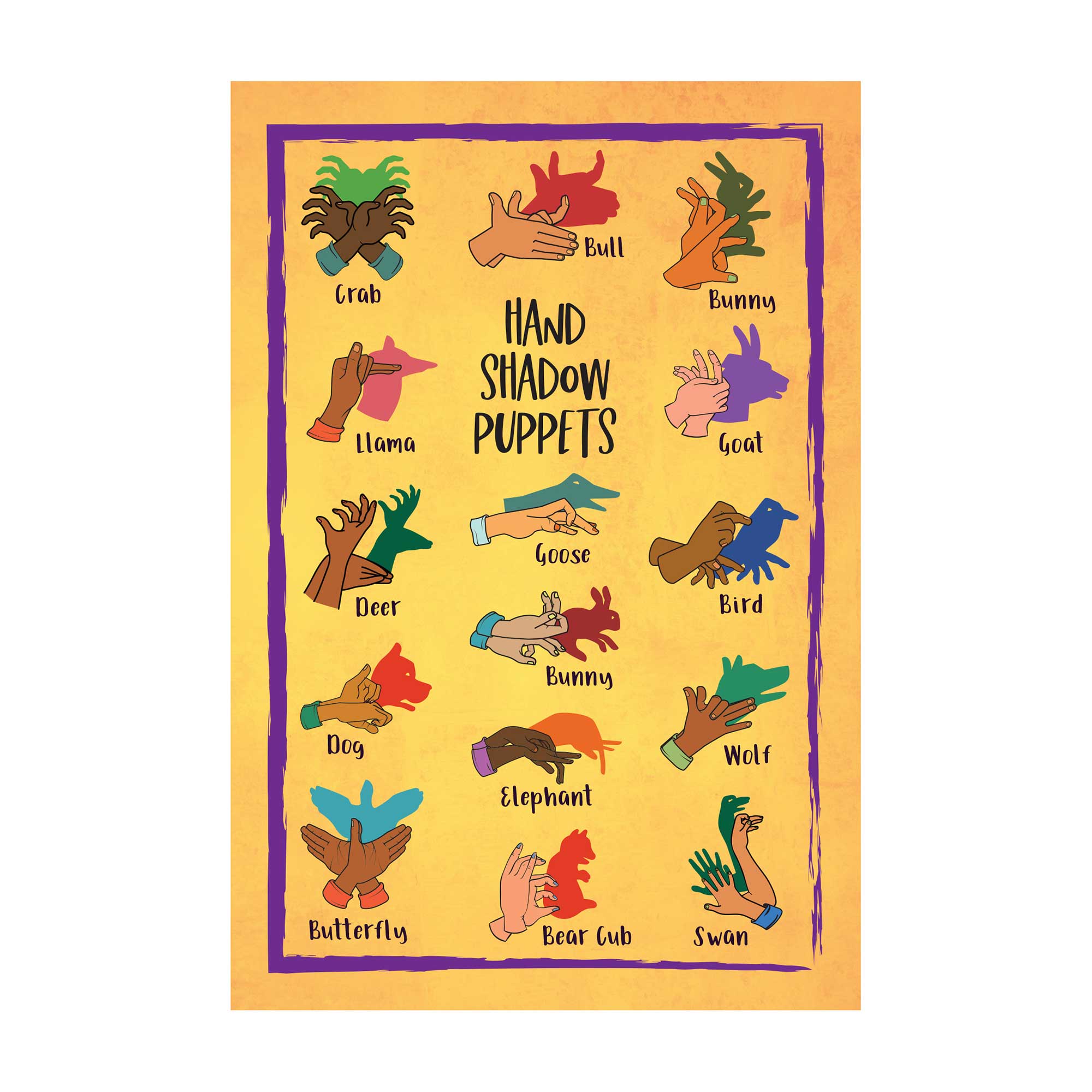 Hand Shadow Puppets Mini Puzzle