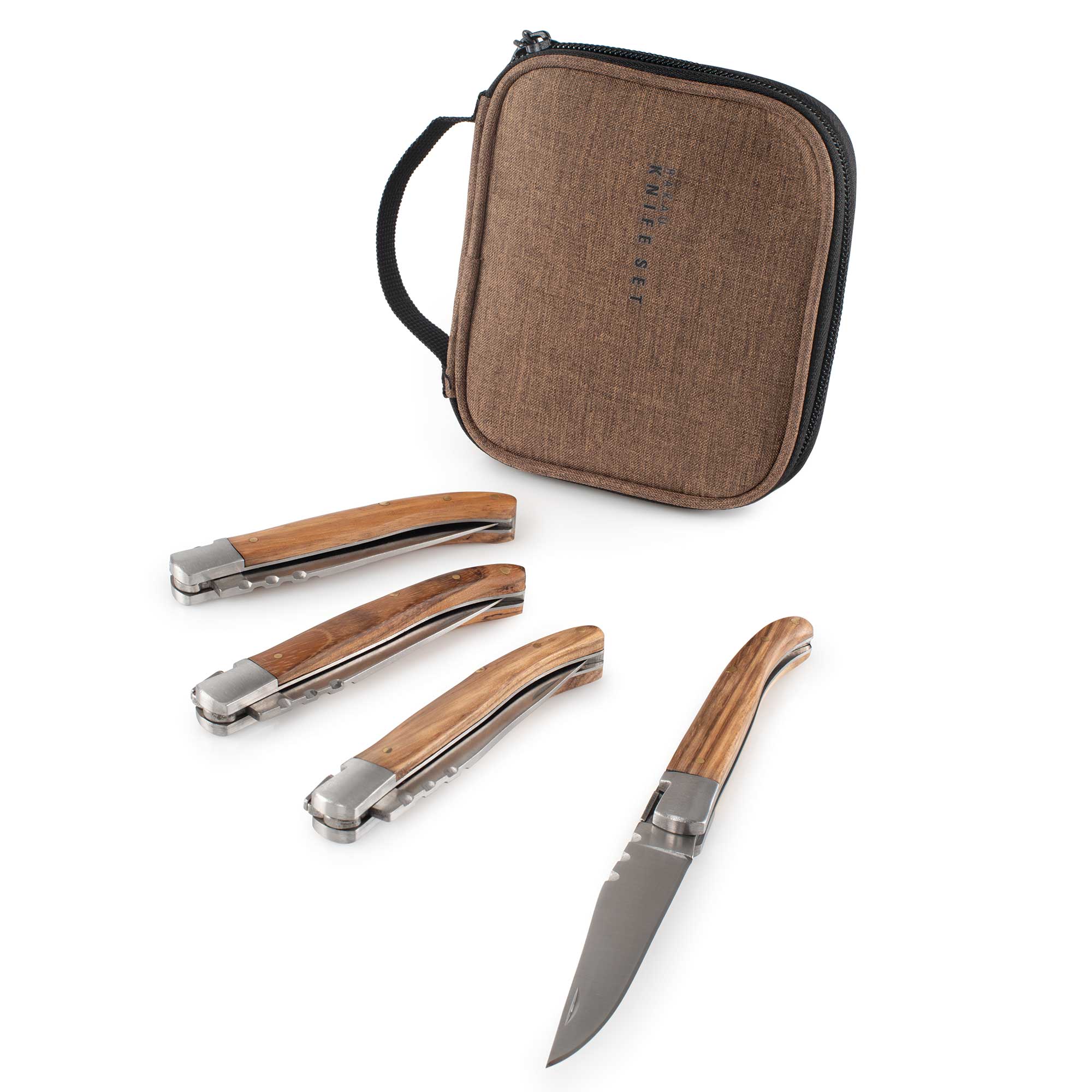 GSI Outdoors Rakau Folding Steak Knives - Package of 4