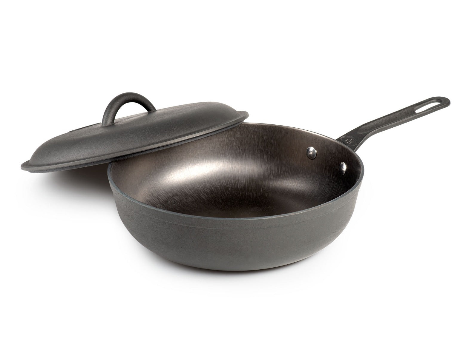 Deep Frying Pan Cast Iron Fryer Cooking Skillet Pots And Pans 8 Inch Non  Stick