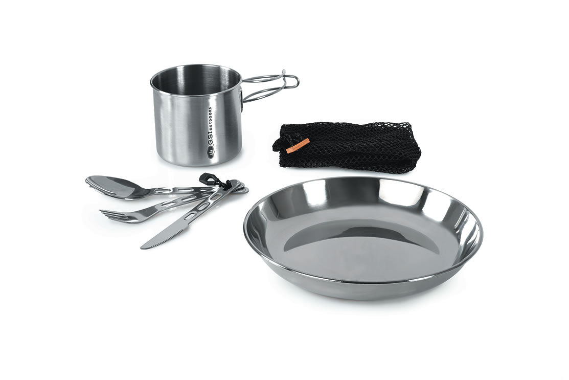 GSI Outdoors Glacier Stainless 1 Person Set