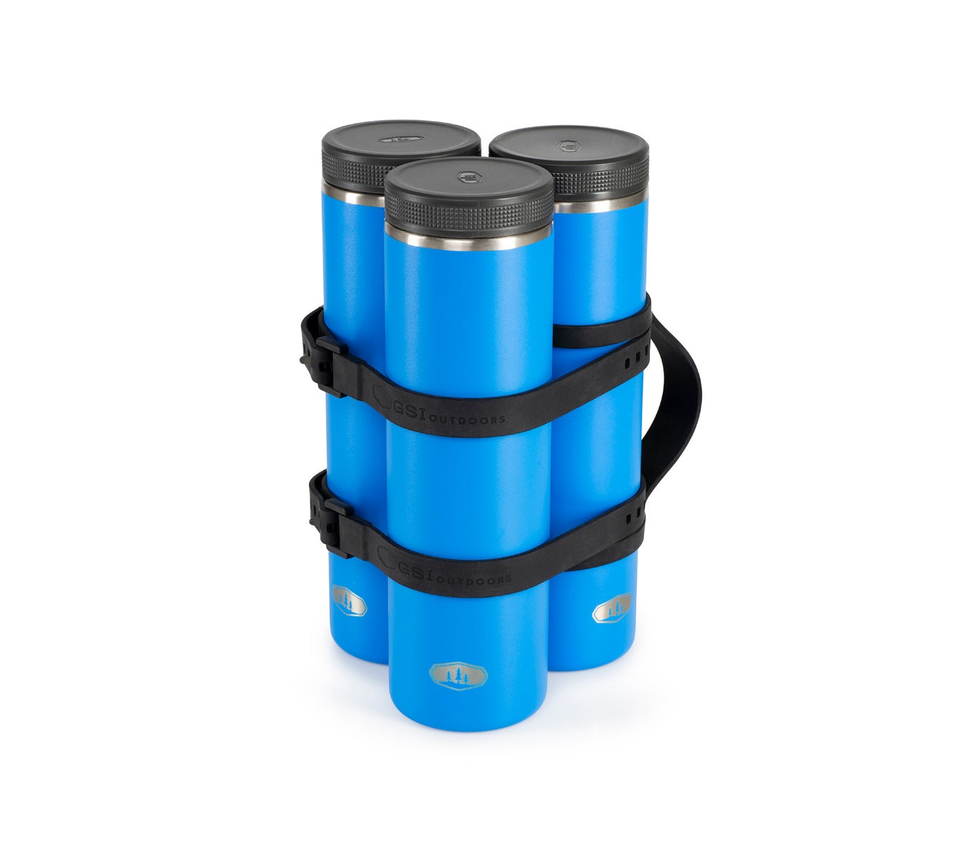 GSI's iceless cooler tube totes and serves two cans of beer in the