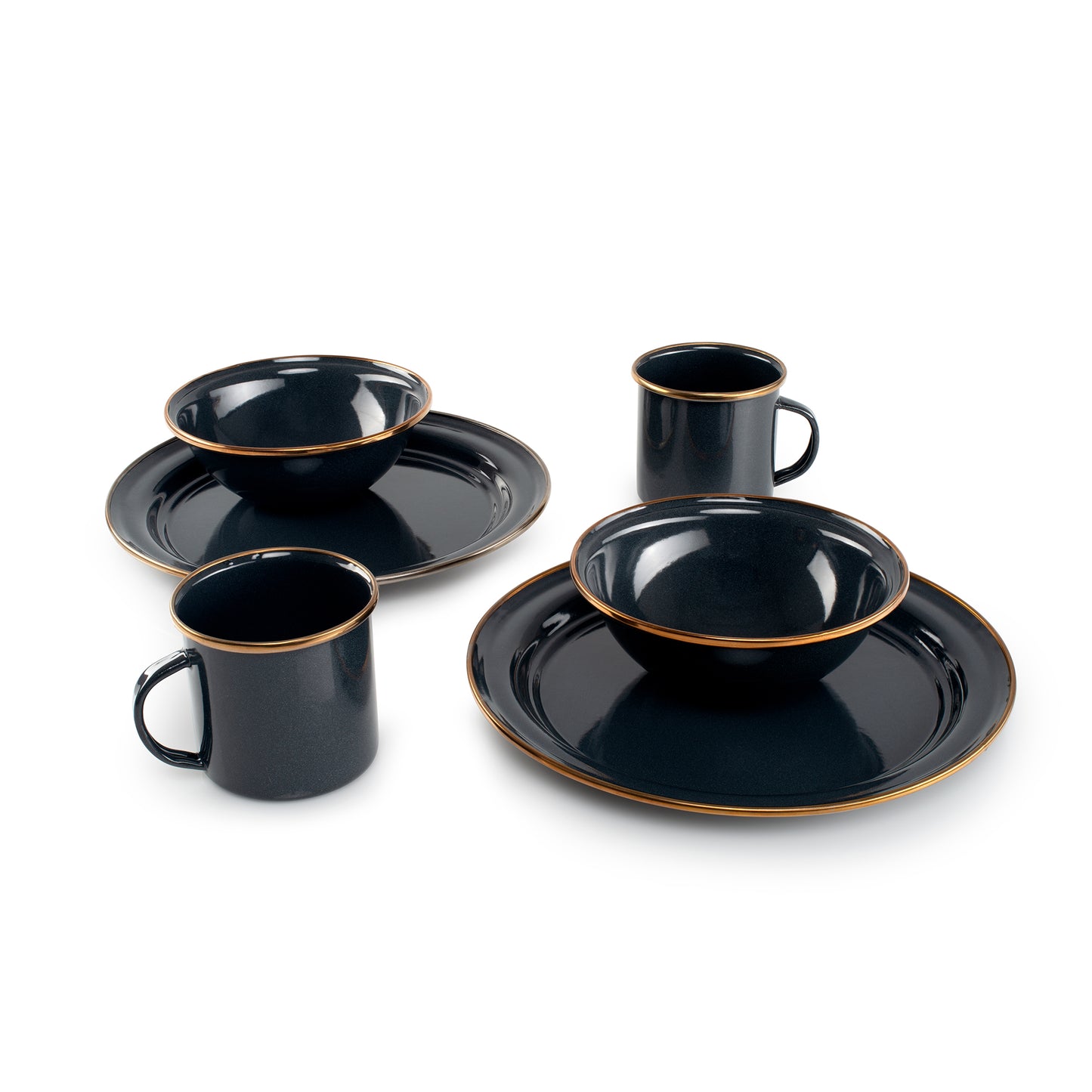 Mesa 2 Person Enamelware Tableset