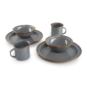 Mesa 2 Person Enamelware Tableset