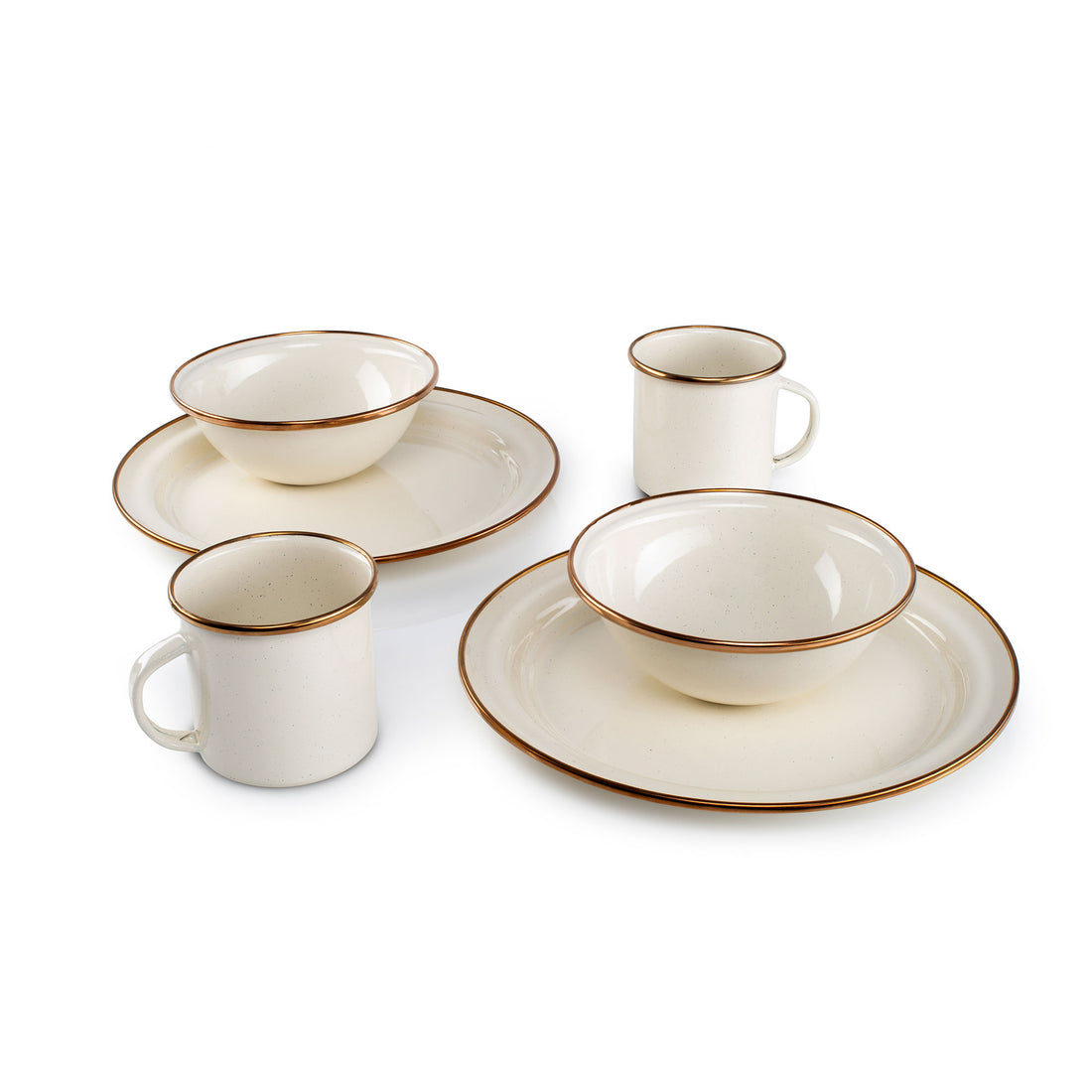 Mesa 2 Person Enamelware Tableset