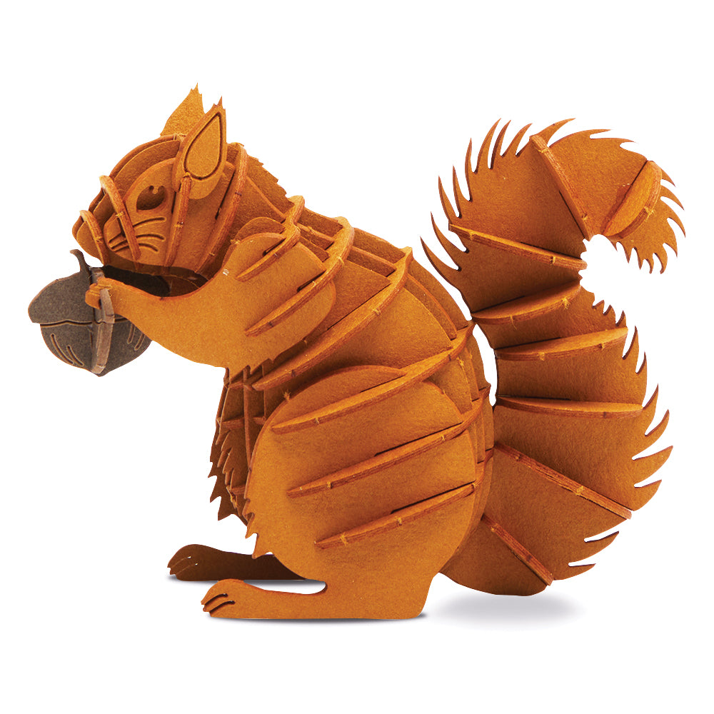 Red Squirrel 3D Paper Model