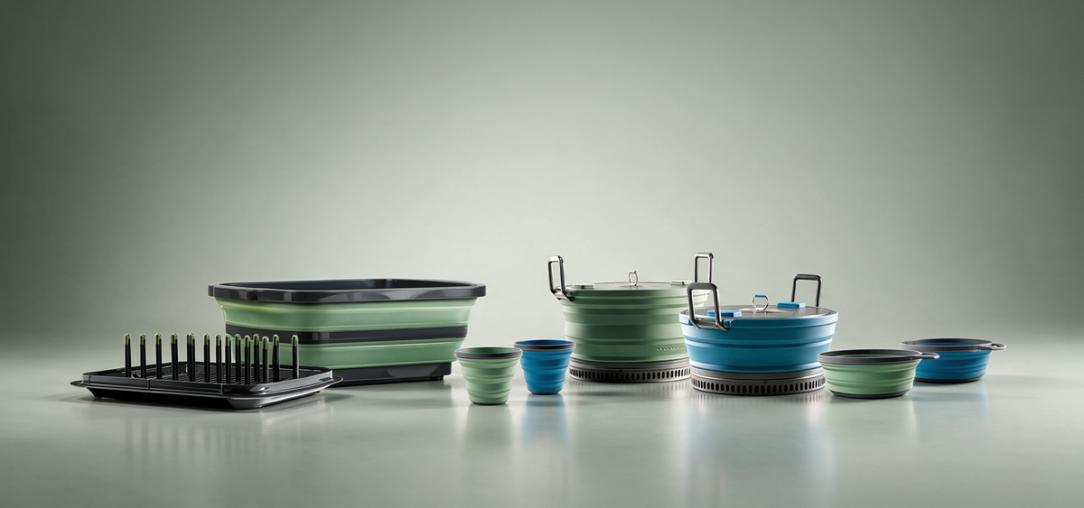 GSI Outdoors Escape Collection — the collapsible camp kitchen