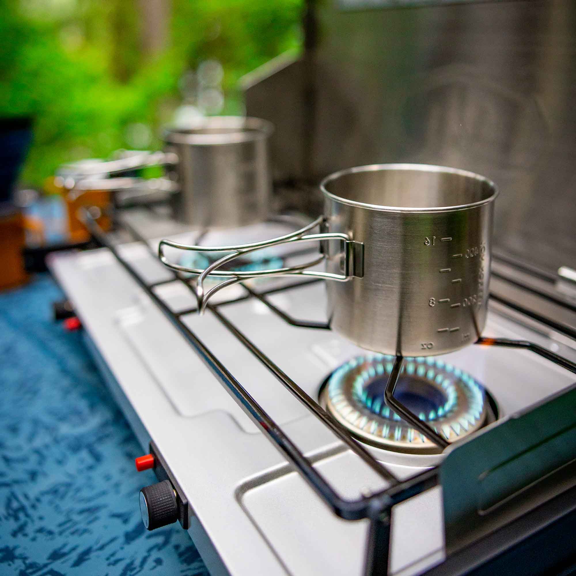 ■新品■GSI OUTDOOR GLACIER STAINIESS KETTLE■ジーエスアイ　グレイシャー　ケトル　1L■オールステンレス　焚き火に！ GSI Outdoors Glacier Stainless Steel Kettle : : Sports