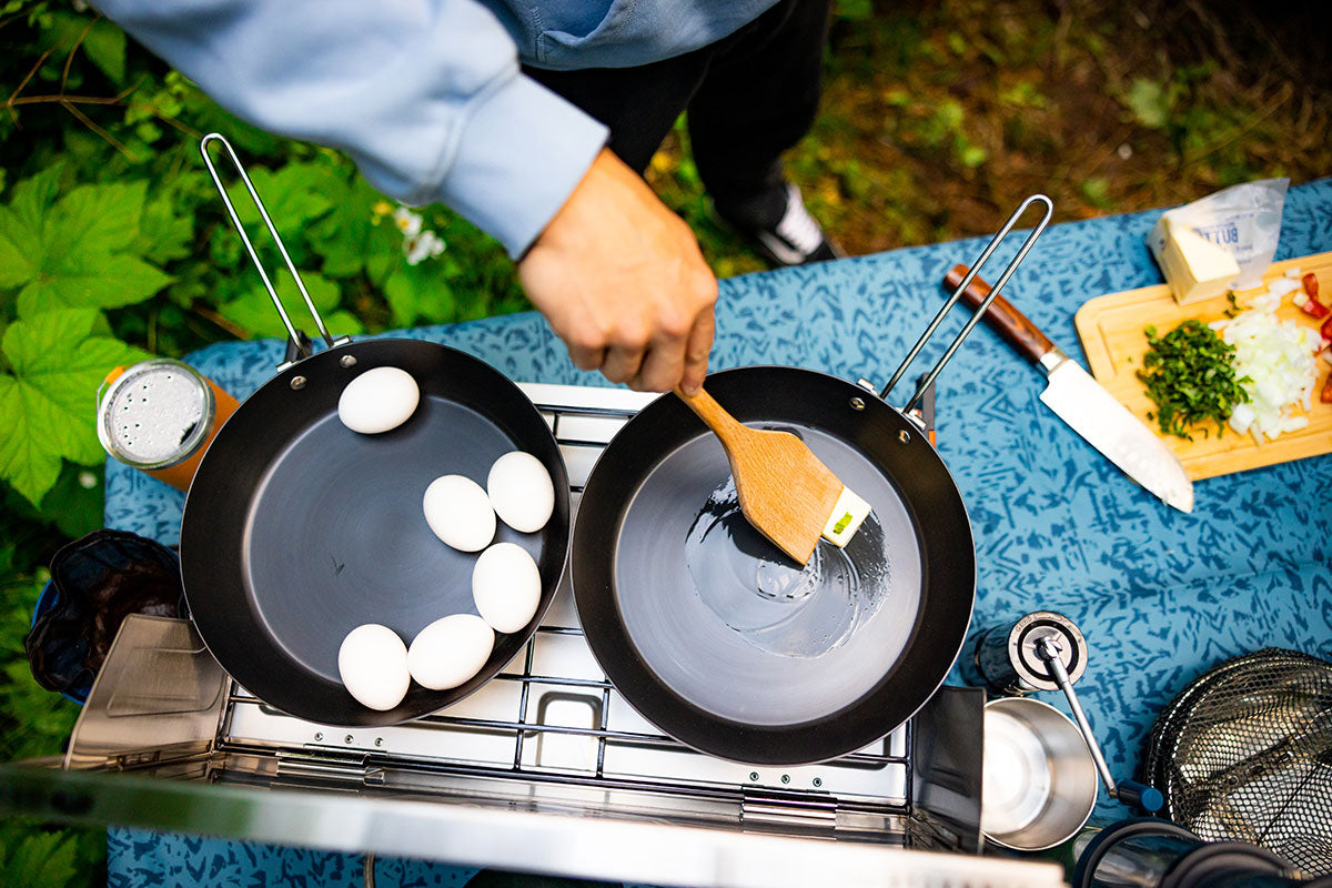 Carbon Steel Frypan with Folding Handle | GSI Outdoors