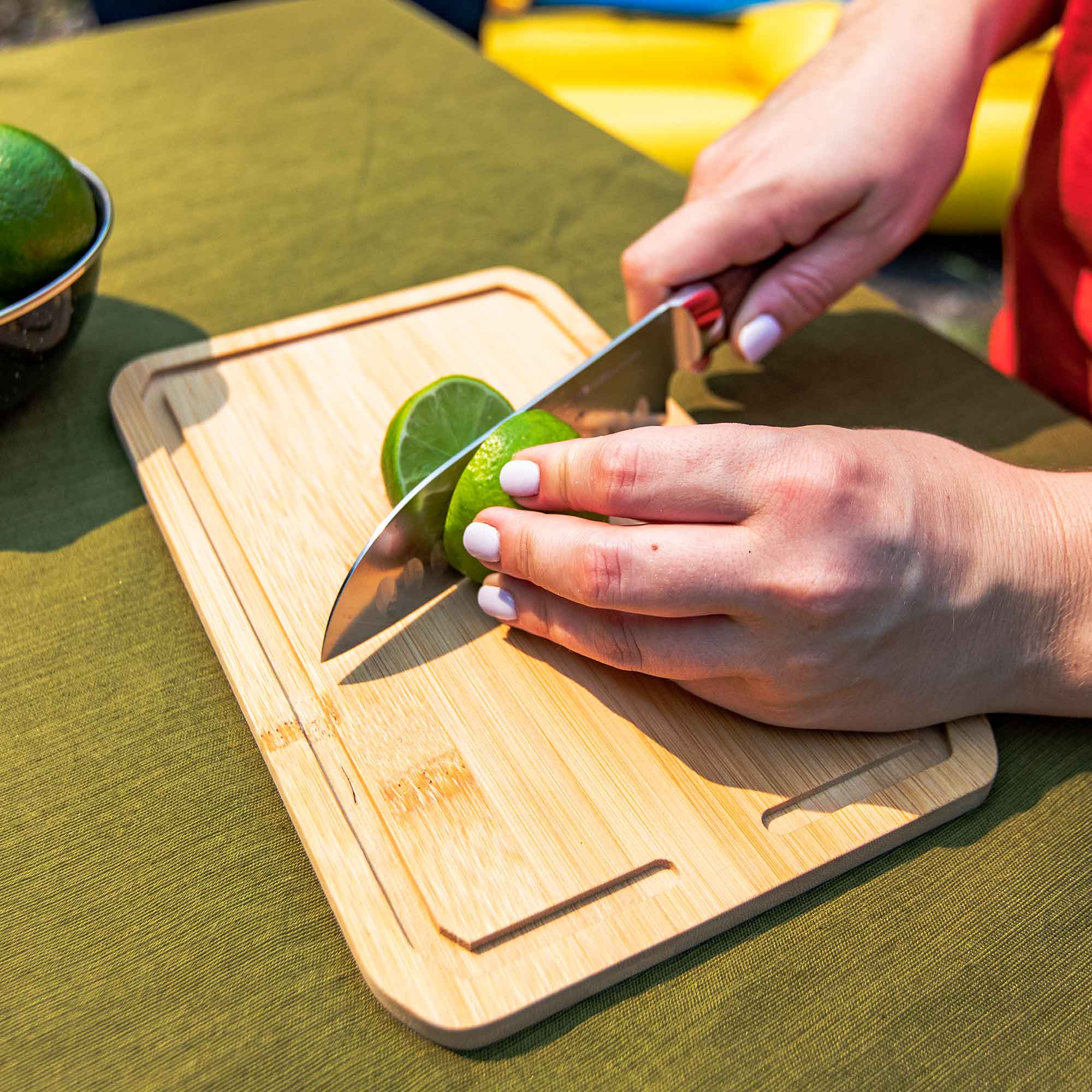 Rakau Folding Steak Knife Set for Outdoor Cooking
