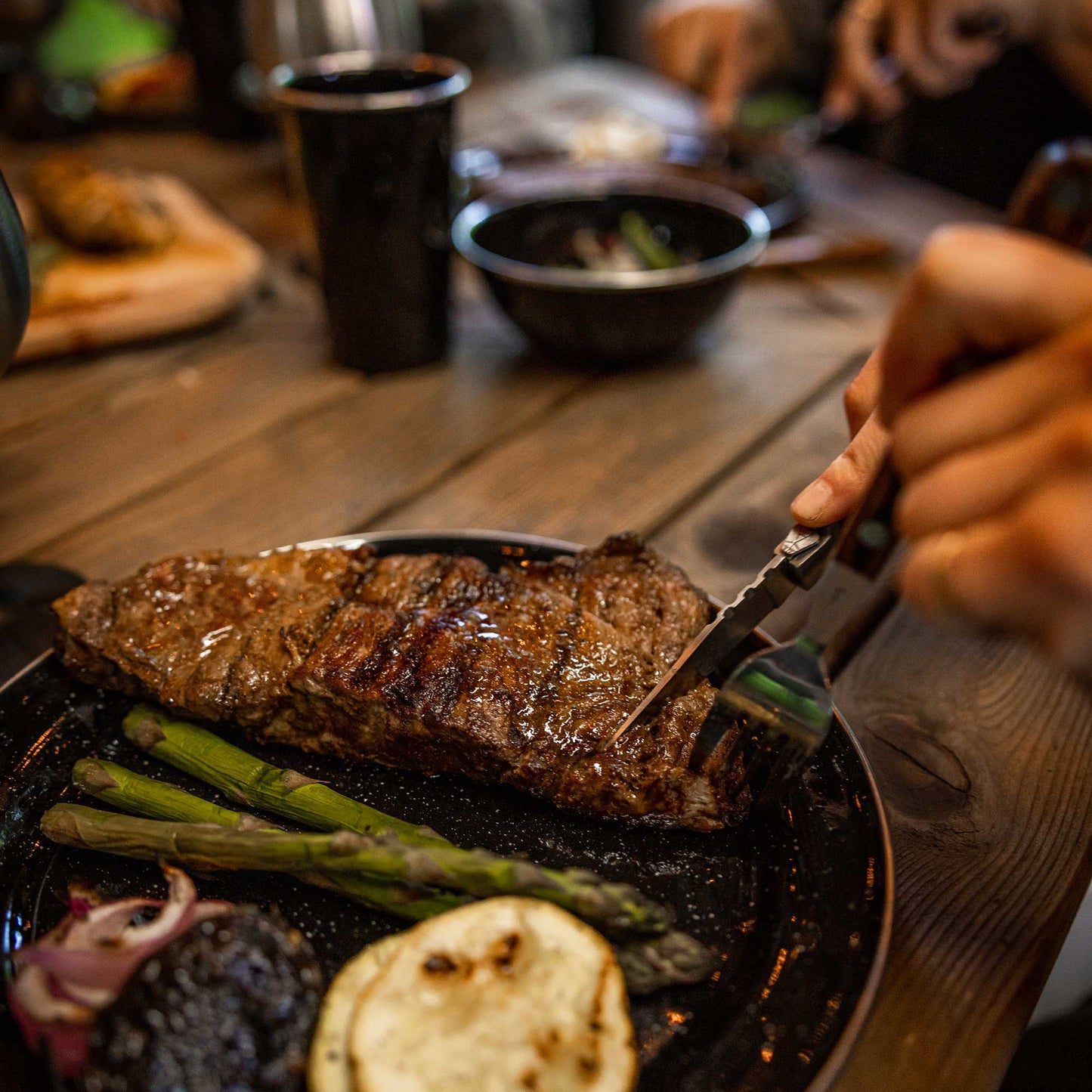Rakau Folding Steak Knife Set