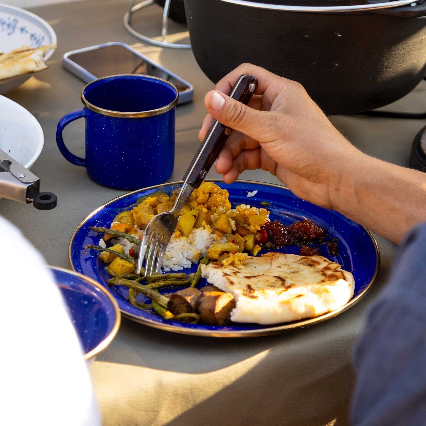Mesa 2 Person Enamelware Tableset