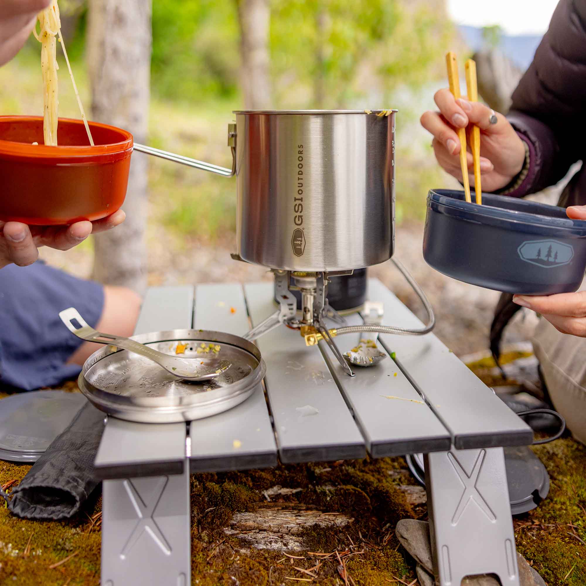 Micro Table Folding Aluminum Camping Table GSI Outdoors