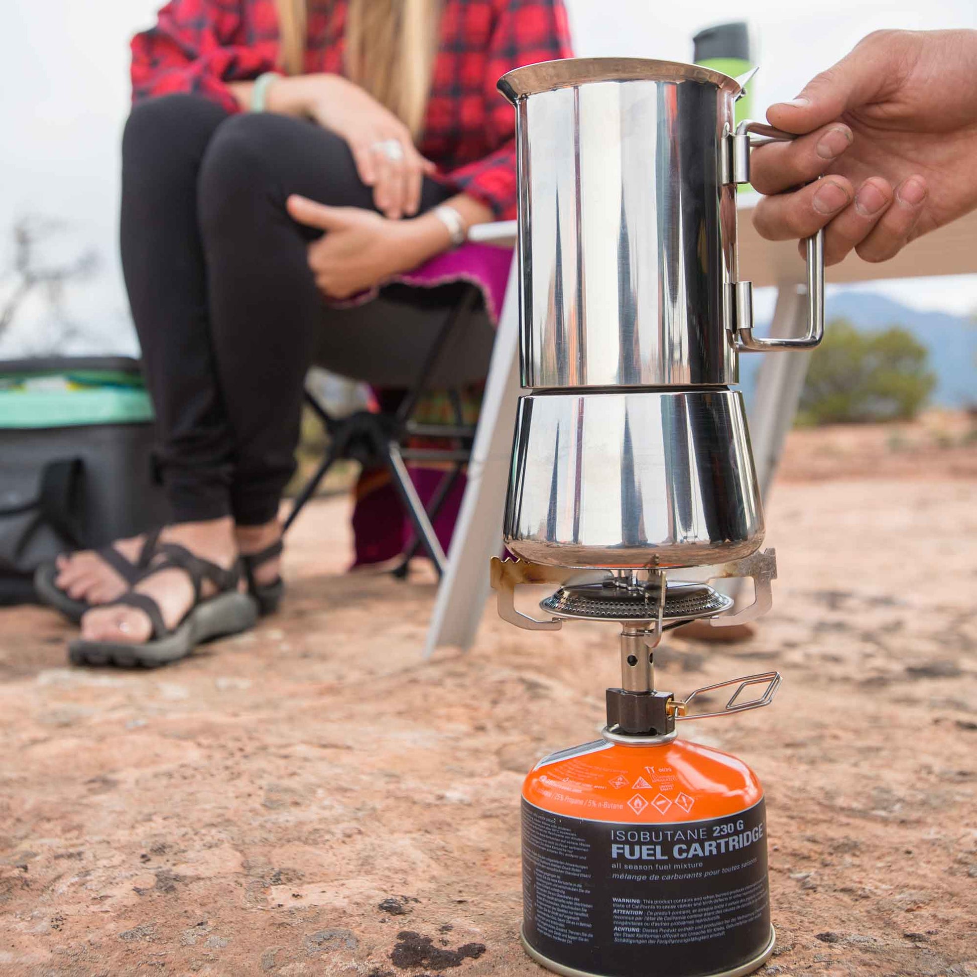 camping espresso GSI Outdoors Moka Espresso Pot