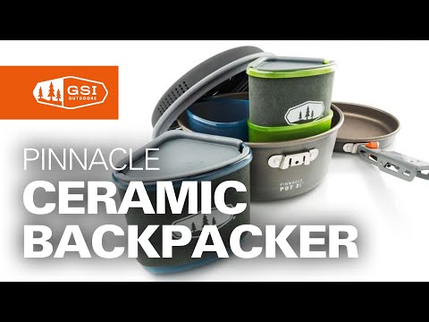 Pinnacle Ceramic Backpacker Compact Cook Set | GSI Outdoors