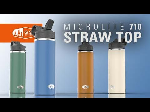 Microlite 710 Straw Top Insulated Water Bottle | GSI Outdoors