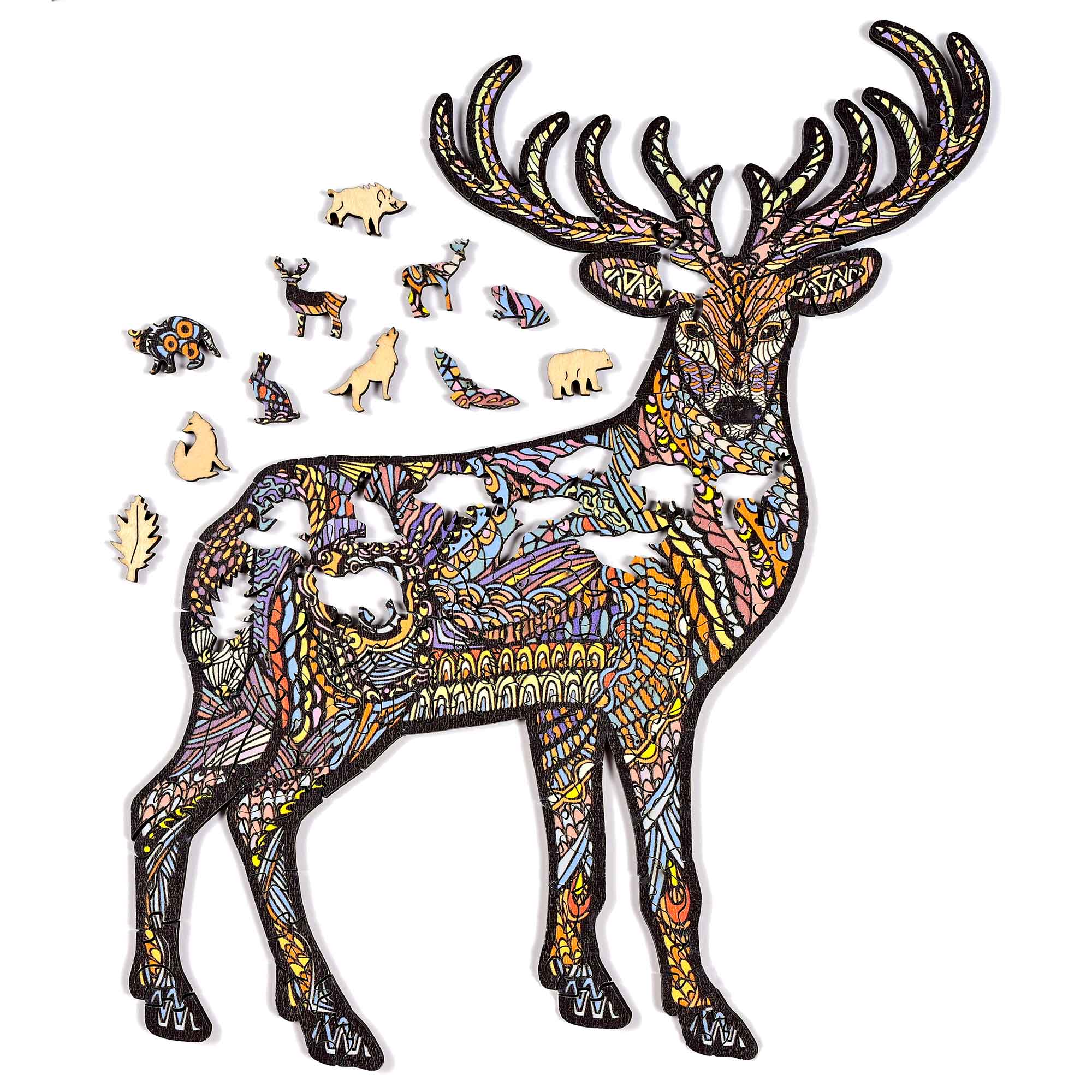Whitetail Deer Wood Puzzle