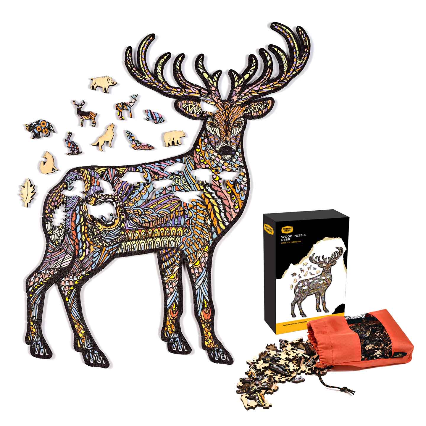 Whitetail Deer Wood Puzzle