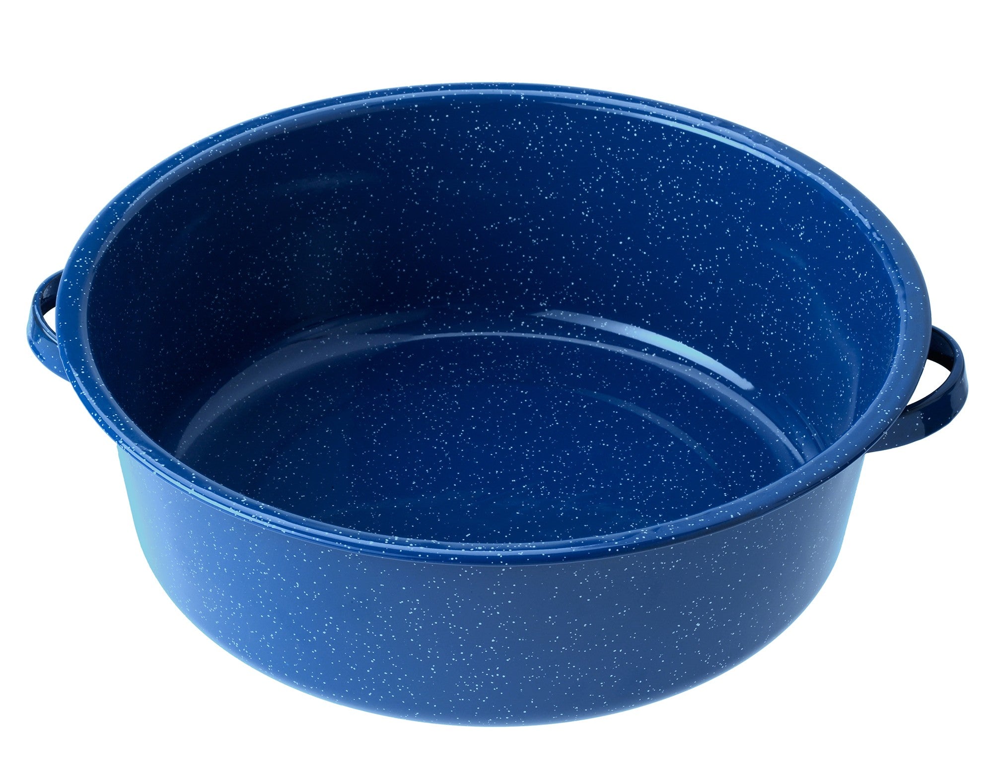 Blue Enamelware Dish Pan