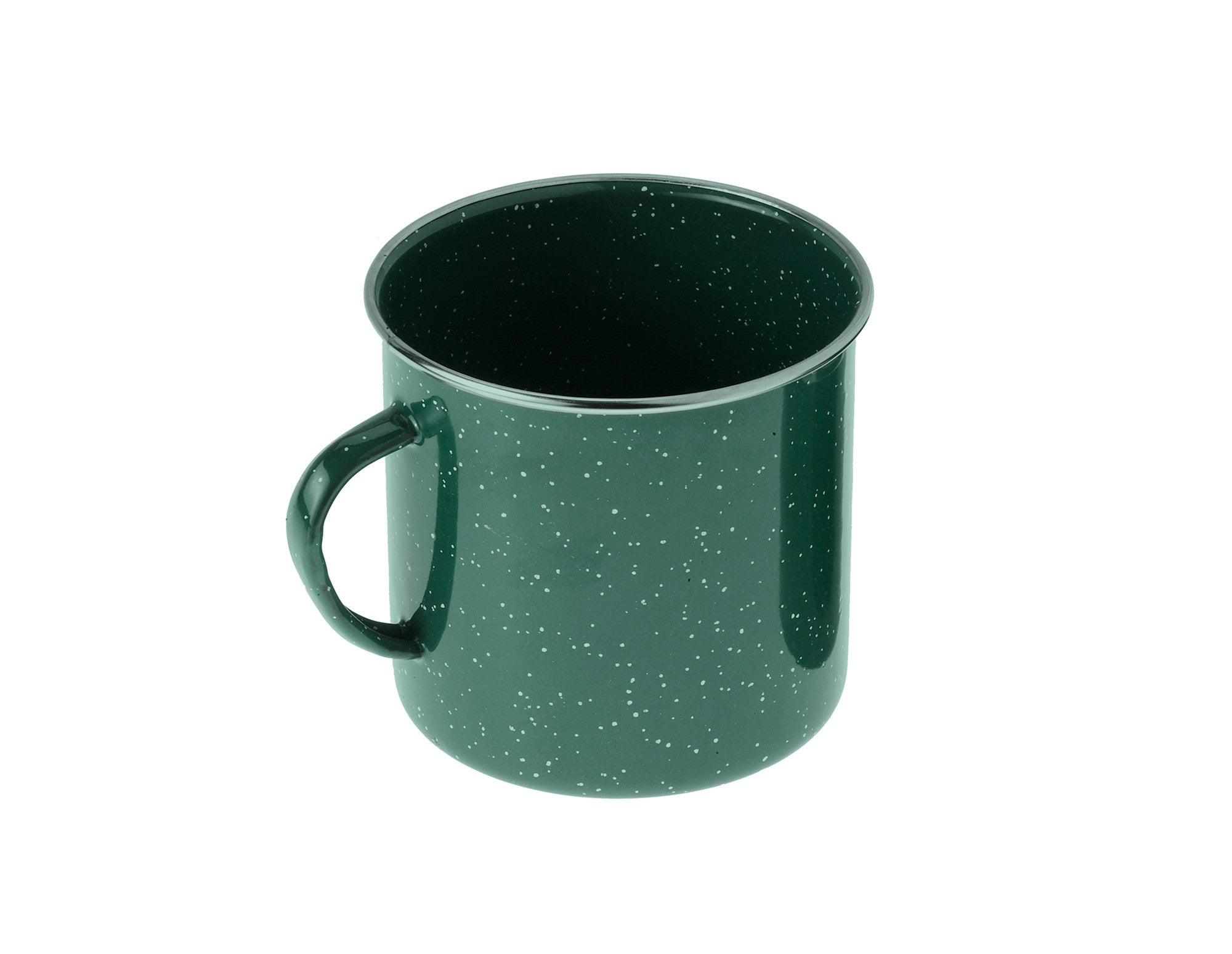 GSI Outdoors 24 Oz Enamelware Coffee Mug – Graniteware Black Speckled, Pioneer Style, Dishwasher & Oven Safe