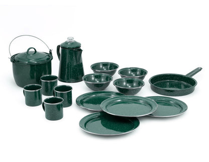 15 Piece Enamelware Camp Set