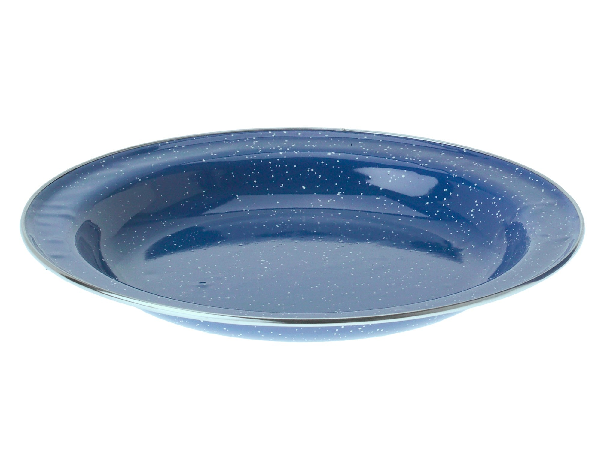 Blue Pioneer 8.5" Enamelware Plate
