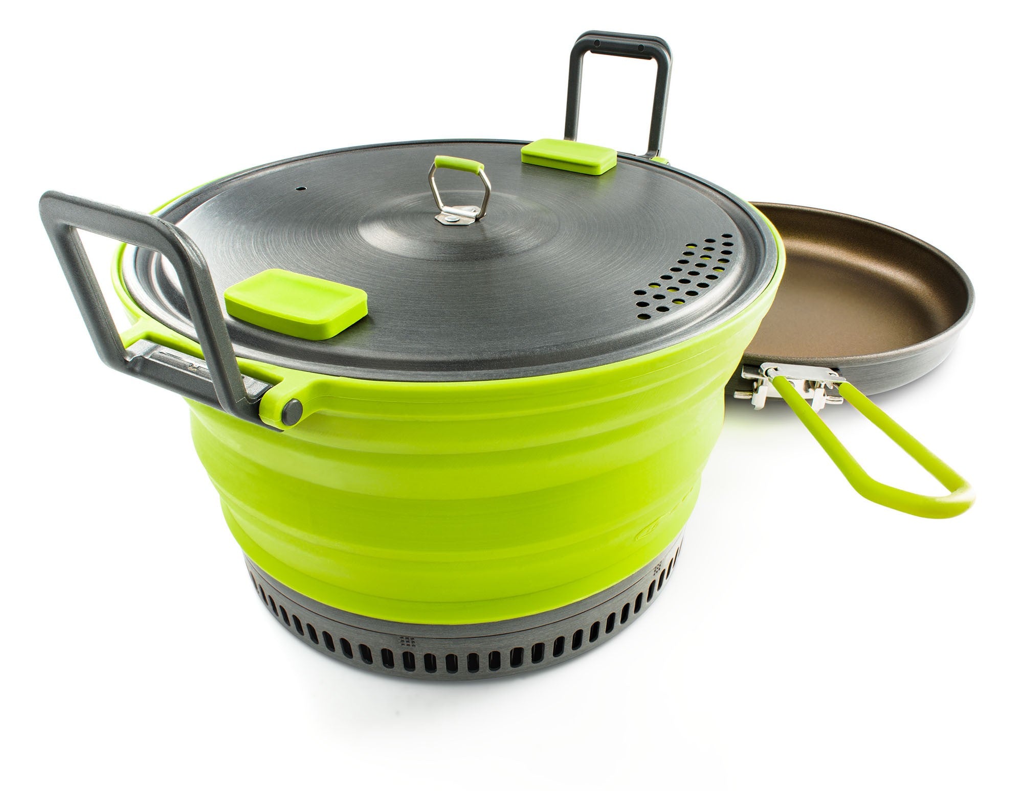 Escape HS 3L Frypan + Pot, Silicone Cookware Set