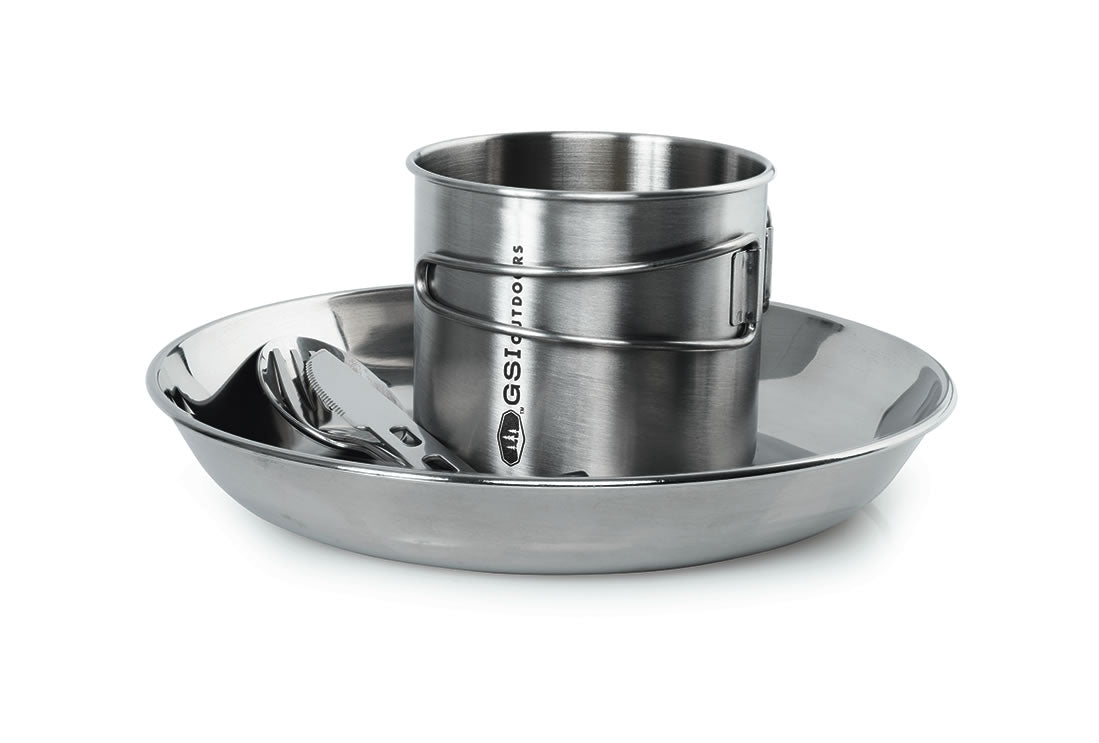 Glacier Stainless 1 Person Set, GSI Outdoors