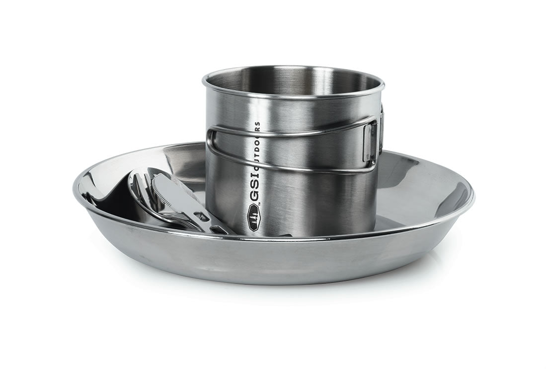 Glacier Stainless 1 Person Set