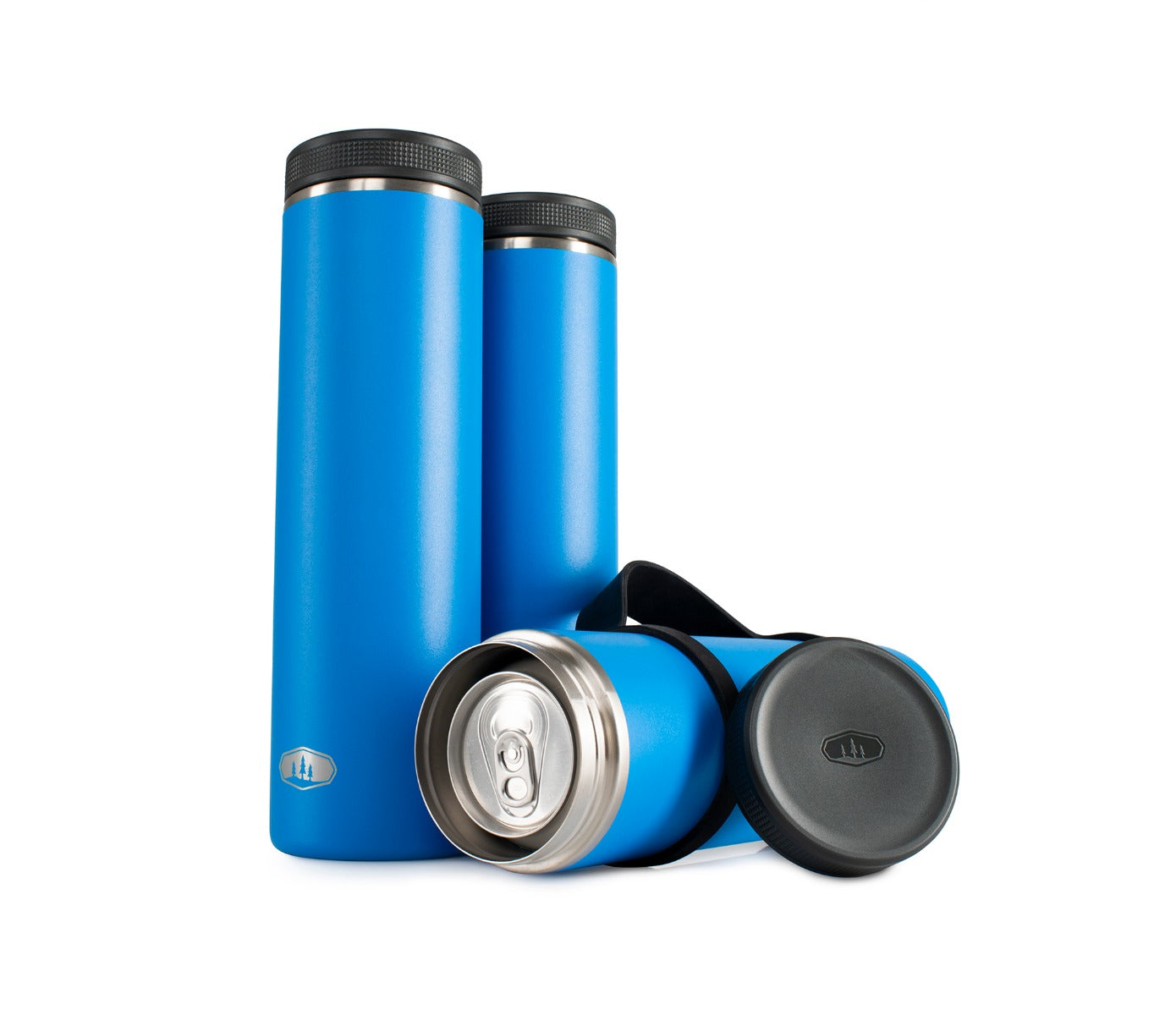 GSI's iceless cooler tube totes and serves two cans of beer in the