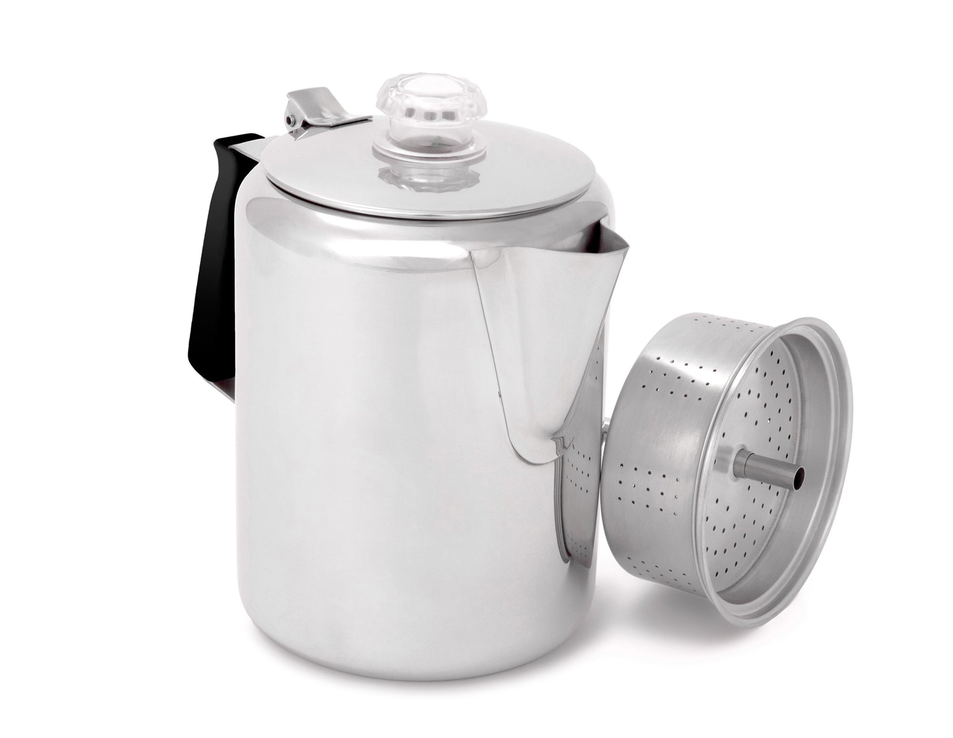 GSI Outdoors Glacier Stainless cup Coffee Percolator with