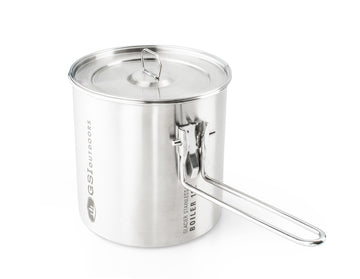 gsi outdoors glacier stainless steel camping kettle GSI Outdoors