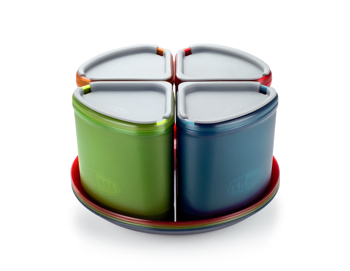 Infinity 4 Person Compact Tableset- Multicolor