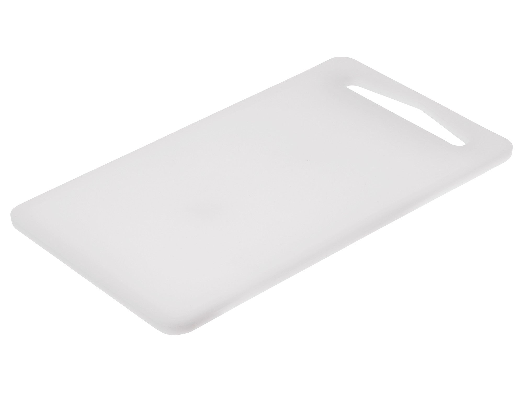 Thunder Group 14 x 1 Round White Polyethylene Cutting Board