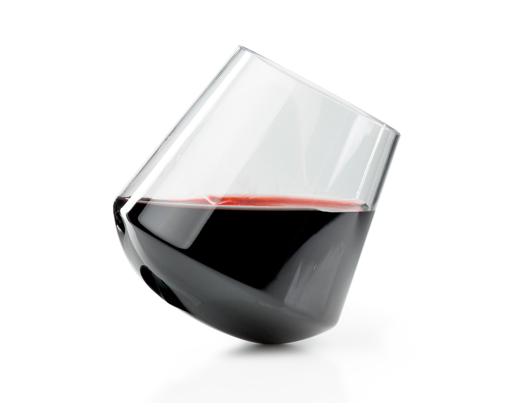 Bicchiere da vino rosso senza stelo