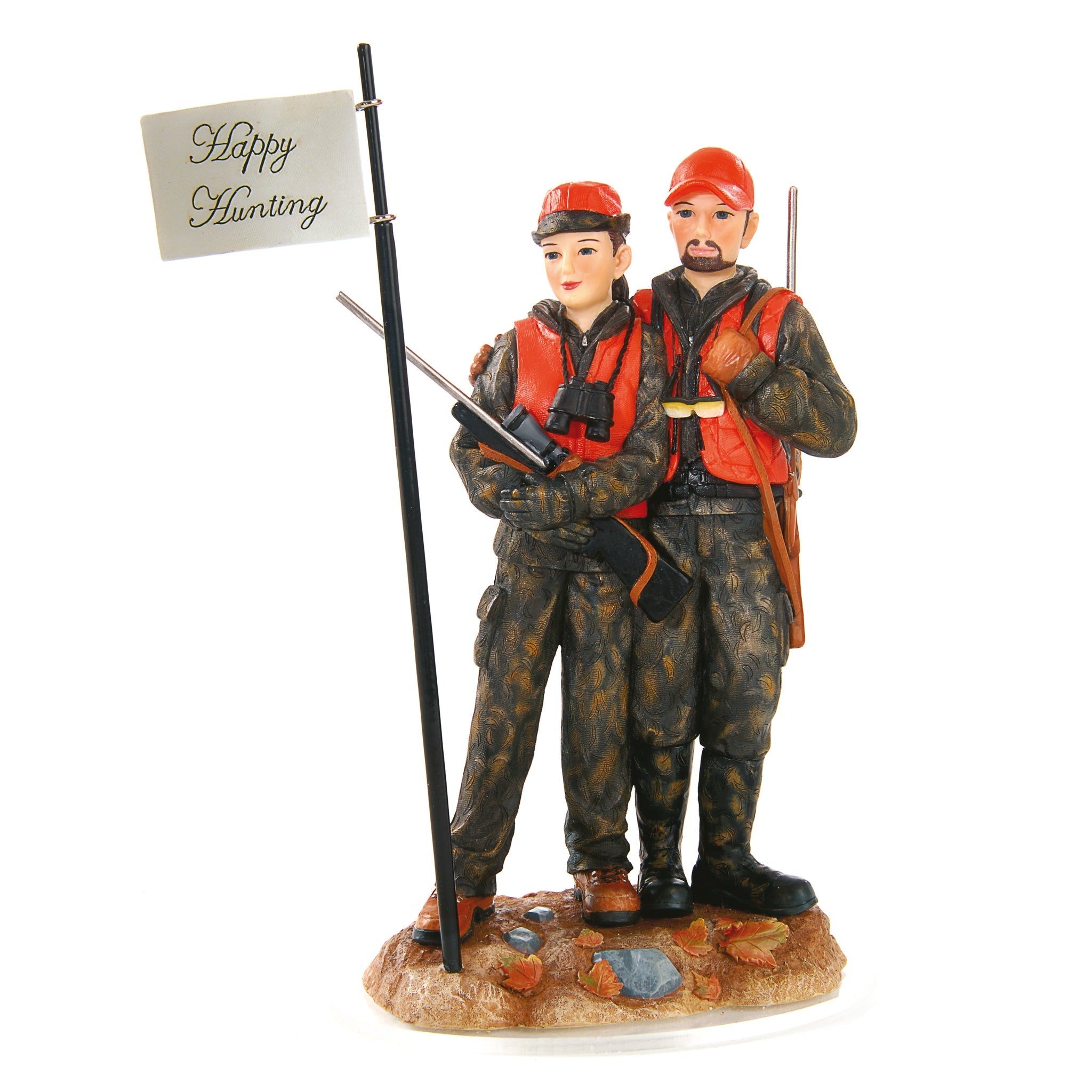 Deer Hunting Couple Cake Topper I Outside Inside Gifts and Games