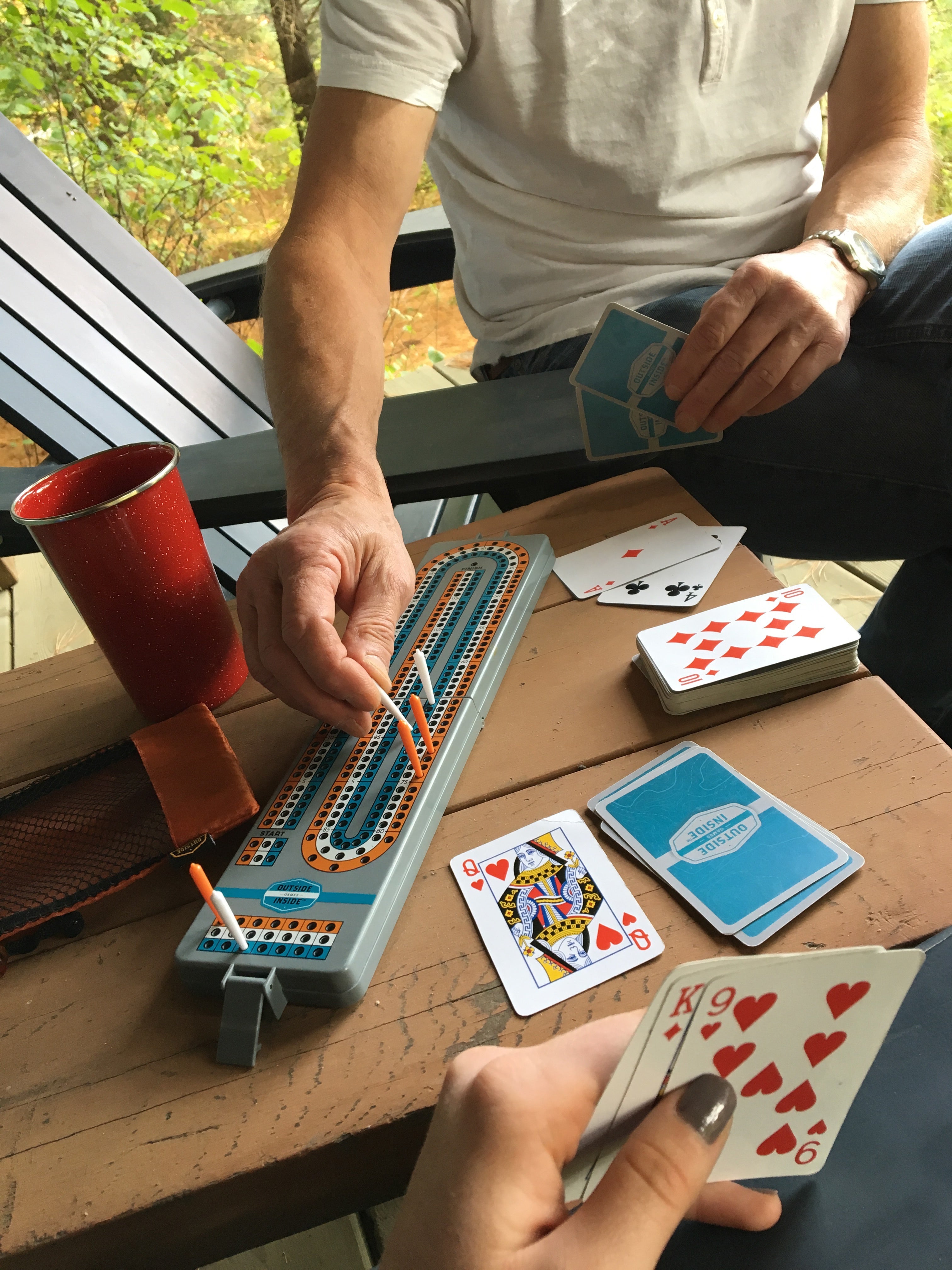 開封済未使用!クリベッジボード House of Cribbage社製 Deluxe 19 Cribbage Board | Made In USA