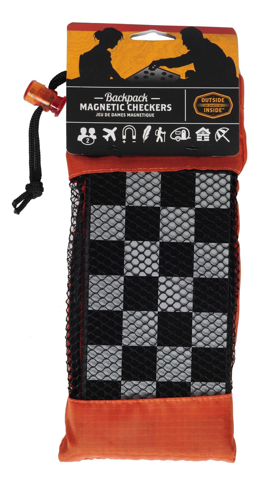 Folding checkers board - Outside Inside Gifts and Games