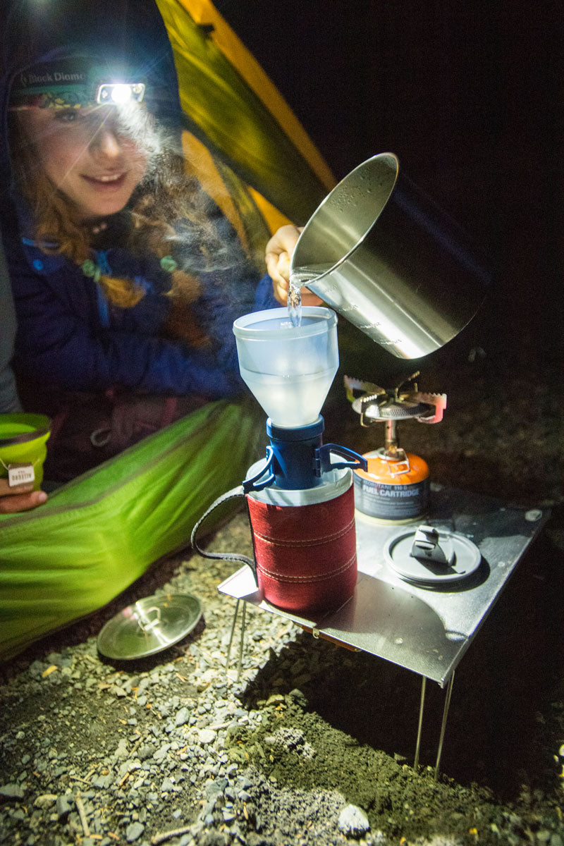 Coffee Rocket, Drip Coffee Maker, Blue | GSI Outdoors