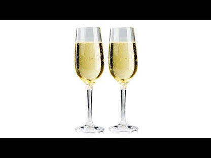 Nesting Champagne Flute Set