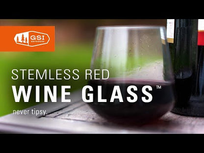 Bicchiere da vino rosso senza stelo