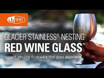 Bicchiere da vino rosso in acciaio inossidabile Glacier